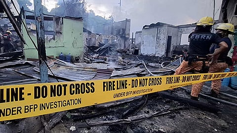 P10M ang danyos, 16 ka pamilya nasunogan og balay sa Talamban