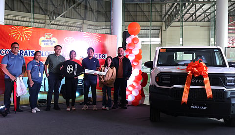 Carinderia vendor from Siargao wins next-gen Toyota Tamaraw in TNT promo