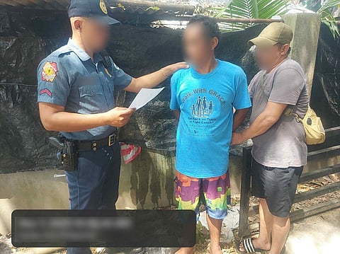 ILOILO. Police operatives from the Carles Municipal Police Station and the 2nd Iloilo Provincial Mobile Force Company arrest the region’s top 5 most wanted man in Barangay Poblacion, Carles, Iloilo, on November 7, 2025, for two counts of child abuse.