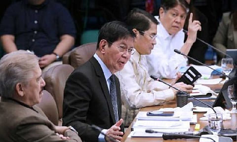 Senator Panfilo Lacson (2nd from left) (PNA photo by Avito C. Dalan)