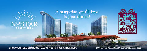 NUSTAR launches special promo for Cebu Pacific passengers flying to Cebu.