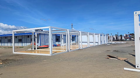 Mandaue nears completion of temporary relocation site for Tino victims