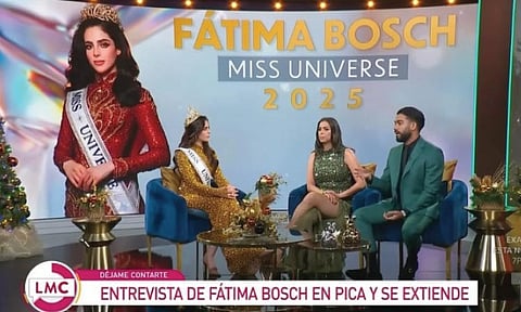 Miss Universe 2025 allegedly walks out of interview