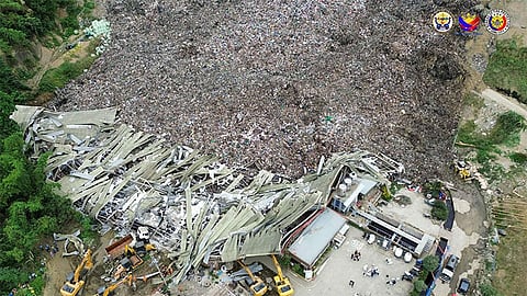 Binaliw landfall collapse disrupts waste disposal