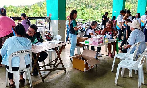About 200 fisherfolk and their families in Barangay Zabali, Baler, Aurora access primary healthcare services through the Yaman ng Kalusugan Program or YAKAP Caravan of the Philippine Health Insurance Corporation. (Photo courtesy of PhilHealth Region III)