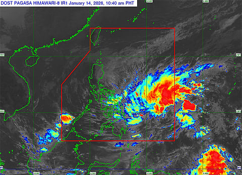 Signal no. 1 sa pipila ka dapit sa
VisMin tungod sa Bagyong Ada