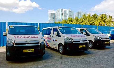 PAGCOR DONATION. The Philippine Amusement and Gaming Corporation’s (PAGCOR) patient transport vehicles turned over to five local government units and the Lung Center of the Philippines on Feb. 4, 2026. PAGCOR Chairman and Chief Executive Officer Alejandro Tengco on Thursday (Feb. 5) said the donation is part of the agency’s corporate social responsibility initiatives to improve access to essential health services, particularly in communities with limited resources. (PAGCOR photo)