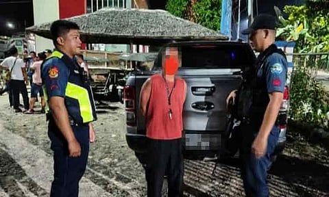 A house contractor was arrested by the Sta. Cruz Municipal Police Station in a hot pursuit operation after allegedly firing a gun along the National Highway in Sta. Cruz, Davao del Sur, on Saturday afternoon, February 7, 2026.