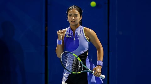 Eala miabante sa 2nd round sa Dubai tournament
