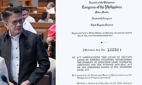 Senator Francis “Chiz” Escudero is urging the national government to aggressively market the new 99‑year lease terms under Republic Act No. 12252, saying the measure must be positioned as a long‑term anchor for jobs, capital, and development.