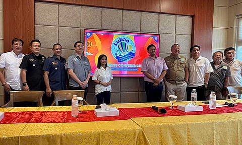 ALL SET TO FLY.
Organizers of the Lubao International Balloon and Music Festival led by Noel Castro and Rambo Nuñez, and local government of Lubao headed by Mayor Esmie Pineda announce the line-up of activities for the event scheduled on March 7 to 8 at the Pradera Verde. - Princess Clea Arcellaz