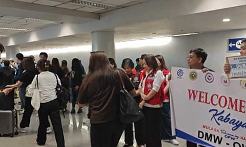 MANILA. Nearly 3,000 overseas Filipino workers (OFWs) from the Middle East returned to the country since hostilities broke out in the Gulf region between the US, Israel, and Iran.