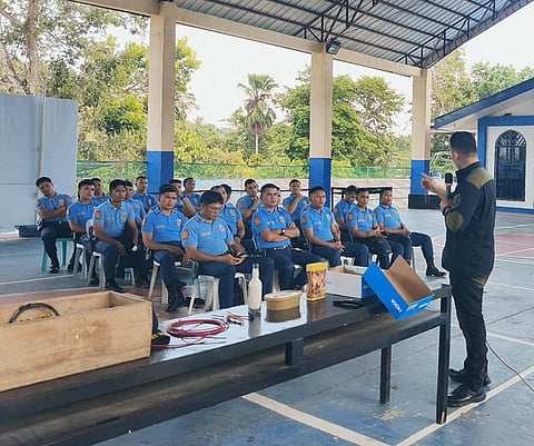 ZAMBOANGA. Policemen from different units in the province of Zamboanga Sibugay undergo Bomb Threat Management Seminar on Friday, March 13, enhancing their operational preparedness to address security threats.