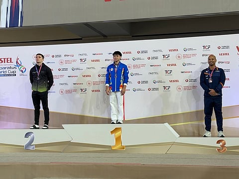 Manghod ni Carlos Yulo bulawan sa World Cup