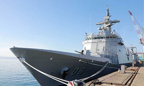 The guided missile frigate BRP Miguel Malvar. (File photo courtesy of the Department of National Defense and Philippine Navy