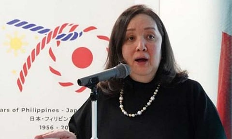 Newly appointed Tourism Secretary Dita Angara-Mathay (Photo courtesy of the Philippine Embassy in Tokyo)
