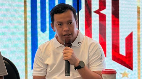 JUNIOR MPBL DAVAO LEAGUE. Junior MPBL Commissioner Aldin Celi speaks during the Davao Sportswriters Association (DSA) Forum held at The Annex of SM City Davao on Thursday, April 9, 2026, outlining plans for the Regional Junior MPBL Davao League slated April 15–20 in four venues in Davao City, which is expected to draw 40 to 50 teams from across Mindanao.