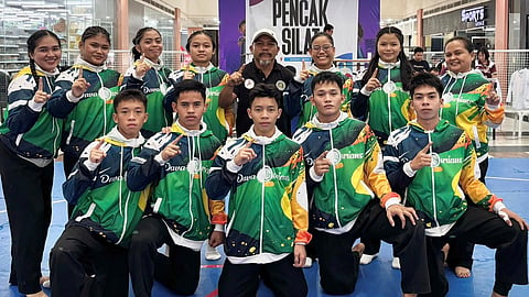 POWERHOUSE. Members of the Davao City Durians pencak silat team, from Crossing Bayabas National High School, will lead the charge for the Davao Region Athletic Association (Davraa) Eagles in the upcoming Palarong Pambansa 2026. The team dominated the Davraa Meet 2026 in Tagum City in February, bringing home 15 gold medals and one bronze.