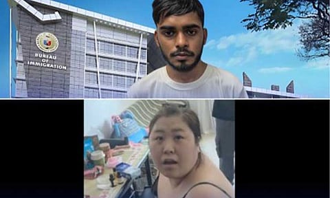 Arrested Indian and Chinese nationals (Photos from BI)