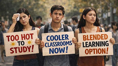 Students seek sched changes as summer heat intensifies