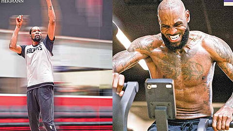 LA batok Houston, LeBron kontra KD