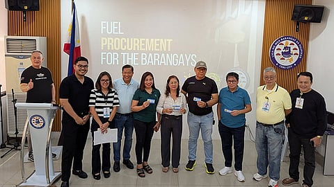 80 ka barangay sa Cebu City,
nakadawat og P500K fuel cards