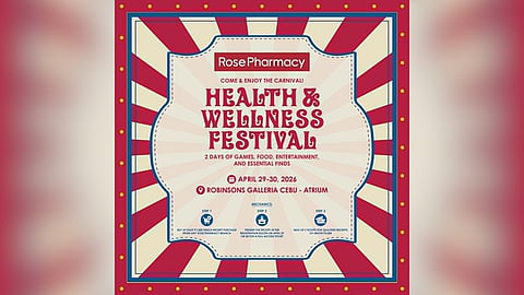 Rose Pharmacy brings carnival cheer to Cebu with Health and Wellness Festival on April 29 to 30