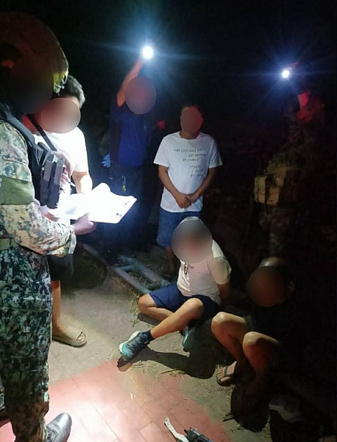 NEGROS. Five members of a Communist Terrorist Group (CTG) were arrested by operatives of Police Regional Office-Negros Island Region (PRO-NIR) during an operation along Circumferential Road, Barangay Matab-ang, Talisay City, Negros Occidental on April 22, 2026.