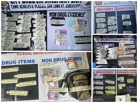 ILOILO. Police operatives of the Iloilo City Police Office (Icpo) present nine arrested drug suspects and over 346 grams of suspected shabu worth P2.35 million seized during a 48-hour anti-illegal drug operation conducted from April 21 to April 22, 2026, in various Barangays in Iloilo City.