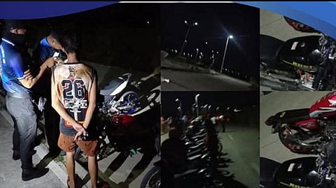 LTO-NIR disrupts drag race, 13 motorcycles impounded