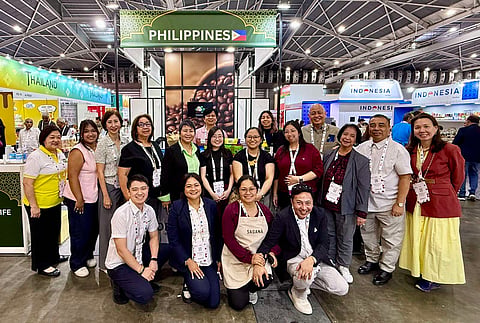 GLOBAL MARKET PUSH. Philippine exporters and trade officials showcase export-ready food products at the Philippine Pavilion during Food & Hospitality Asia 2026, held April 21-24 at the Singapore Expo, where local companies secured about US$3 million in initial sales and opened negotiations for roughly US$100 million in potential deals with buyers and distributors from Asia, Europe, and other global markets.