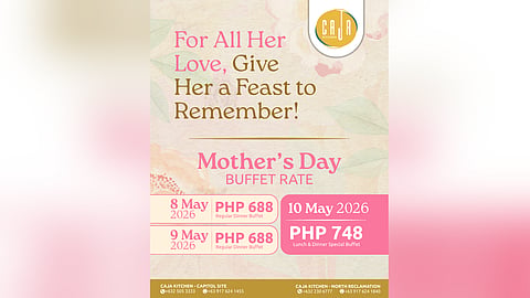Caja Kitchen Cebu unveils Mother’s Day Buffet Offerings for 2026