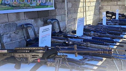 22 loose firearms surrendered in Lanao Sur
