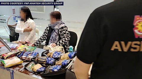 P56.6M shabu seized at NAIA; 2 passengers arrested