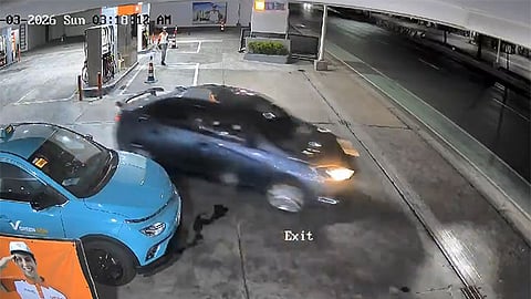Driver sa gas-and-run incident, mitahan na
