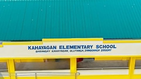 DPWH builds 2-classroom school building in Zamboanga Sibugay