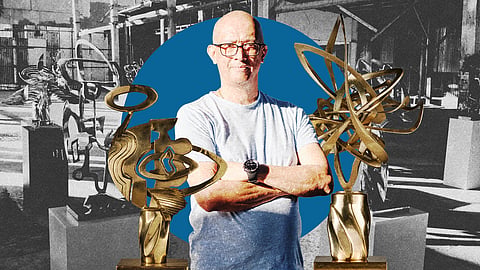 Cebuano artist turns Odette debris inyo sculptures in Makati exhibit