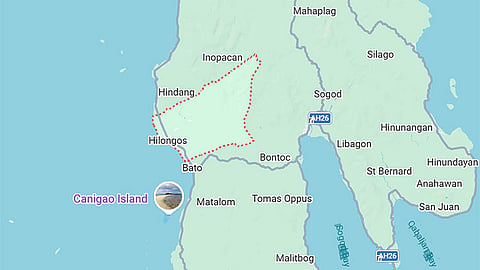 Hilongos, Leyte map