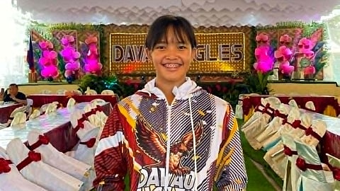 DOUBLE SWIMMING MEDALIST. Paulette Xavier Apilado poses after winning a silver medal in the secondary girls’ 400-meter individual medley and a bronze medal in the 200-meter individual medley of the Palarong Pambansa 2026 swimming competition at the Datu Lipus Makapandong Gov. Democrito O. Plaza Sports Complex Aquatics Center in Patin-ay, Prosperidad, Agusan del Sur.