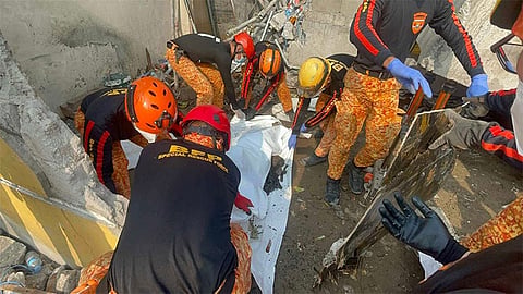 Collapsed building fatalities rise to 5