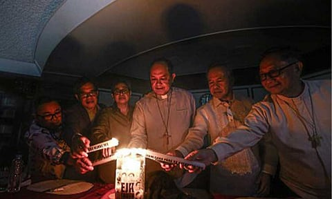 TRUTH AND JUSTICE. Members of the EJK Truth Commission attend the panel’s launch at Villa San Miguel in Mandaluyong City on Wednesday (May 27, 2026). The Philippine National Police on Friday (May 29) expressed support to the commission, saying the initiative could help bring clarity and healing to affected families and communities. (PNA photo by Joan Bondoc)