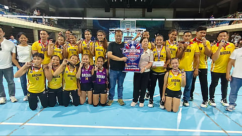 Badian shocks Moalboal to win Calderon Cup Girls Volleyball title