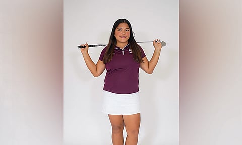 ACADEMIC & SPORTS. Golfer Grace Pauline Quintanilla of Cebu makes waves in the US, both in sports and academics. / CONTRIBUTED
