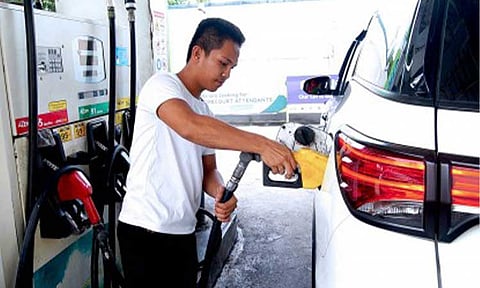 HIKES. A fuel firm staff attends to a customer in this undated photo. Fuel prices will rise by as much as PHP8.10 per liter this week, the Department of Energy announced on Monday (June 8, 2026). (PNA file photo)