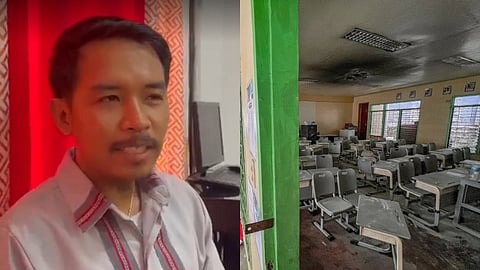 Teacher’s composure, swift action saves school from fire