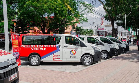 Davao del Sur received two Patient Transport Vehicles (PTVs) from the Philippine Charity Sweepstakes Office (PCSO) as part of the national government’s continuing support for provinces affected by the magnitude 7.8 earthquake that struck Mindanao.
