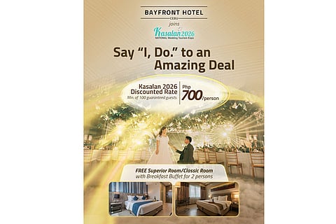 Bayfront Hotel Cebu joins Kasalan 2026 with exclusive wedding reception offer