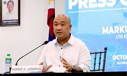 Land Transportation Office (LTO) Chief, Assistant Secretary Markus Lacanilao (PNA file photo)