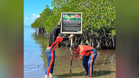 Coast guard strengthens campaign to protect Panglima Sugala mangroves