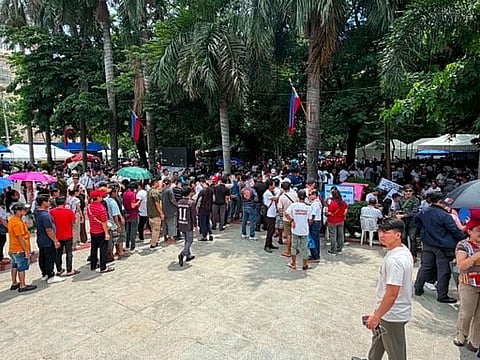 INC protest shifts to Liwasang Bonifacio on Day 3